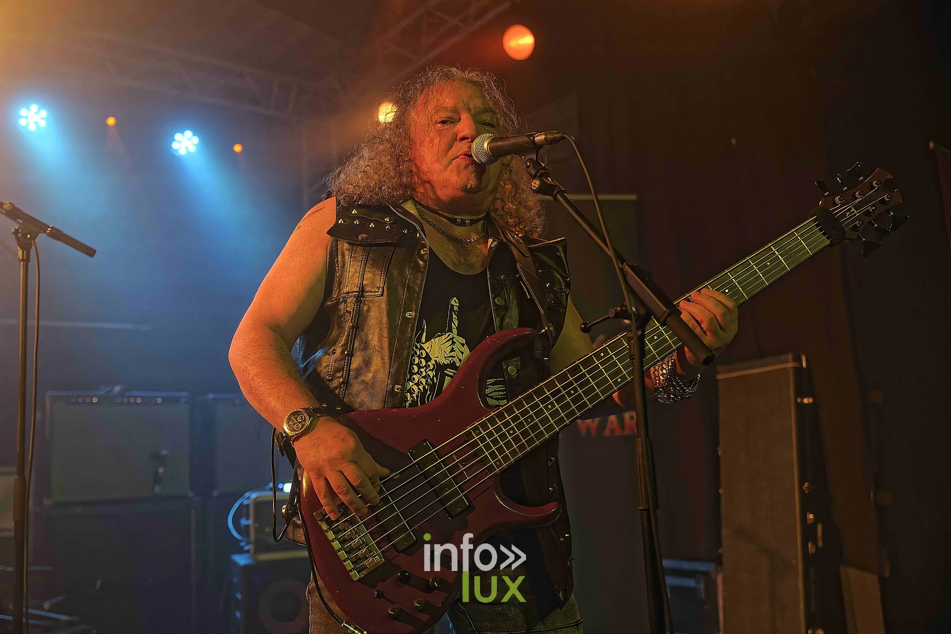 Spirit War sur la scène du Zik-Zak d’Ittre, 21 octobre 2026, soirée Anvil, Killer et Spirit War (photo Sante Broccolo)