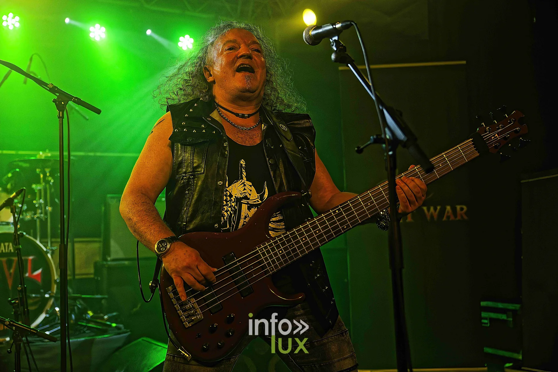 Spirit War sur la scène du Zik-Zak d’Ittre, 21 octobre 2026, soirée Anvil, Killer et Spirit War (photo Sante Broccolo)