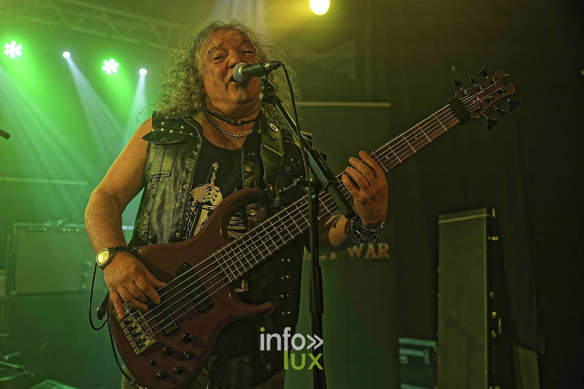 Spirit War sur la scène du Zik-Zak d’Ittre, 21 octobre 2026, soirée Anvil, Killer et Spirit War (photo Sante Broccolo)