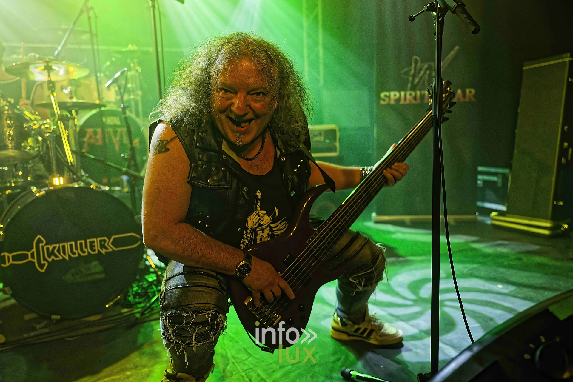 Spirit War sur la scène du Zik-Zak d’Ittre, 21 octobre 2026, soirée Anvil, Killer et Spirit War (photo Sante Broccolo)