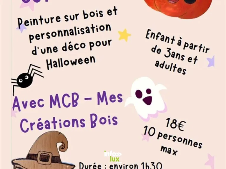 Atelier Enfants Déco de Halloween à Bitche