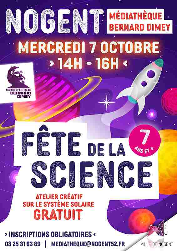 Nogent > Atelier > Atelier système solaire à la Médiathèque Bernard Dimey