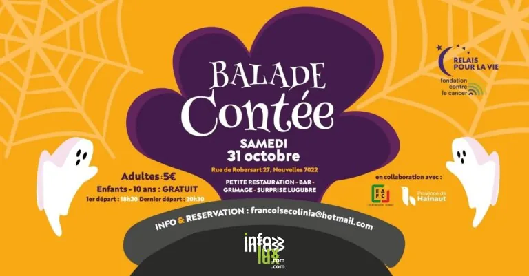 Mons > Balade contée > Balade contée d’Halloween à Nouvelles 2026