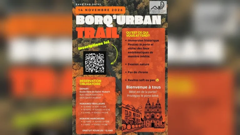 Saint-Hubert > Course > Borq’Urban Trail 2026 : courir dans la basilique et le musée Redouté