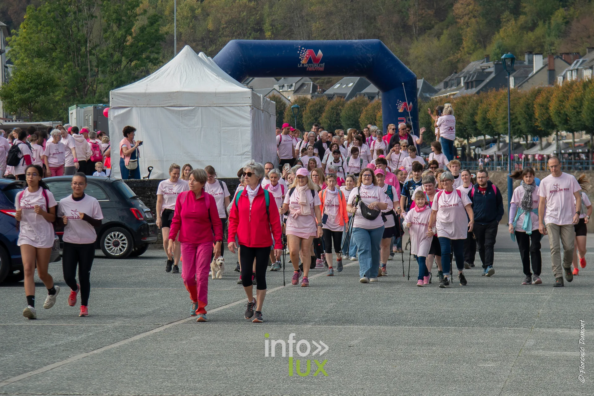 Bouillon Rose 2026 à Bouillon, marche et jogging solidaires contre le cancer du sein — photo 40 de Florence Dumont
