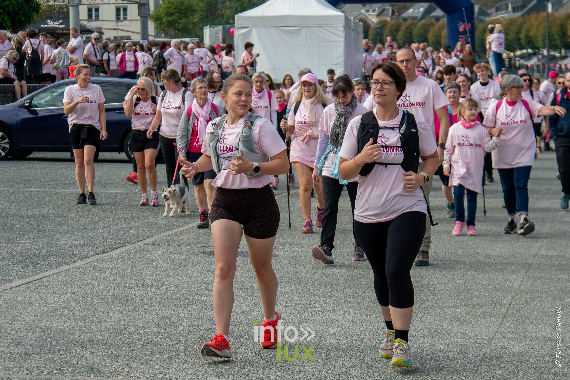 Bouillon Rose 2026 à Bouillon, marche et jogging solidaires contre le cancer du sein — photo 42 de Florence Dumont