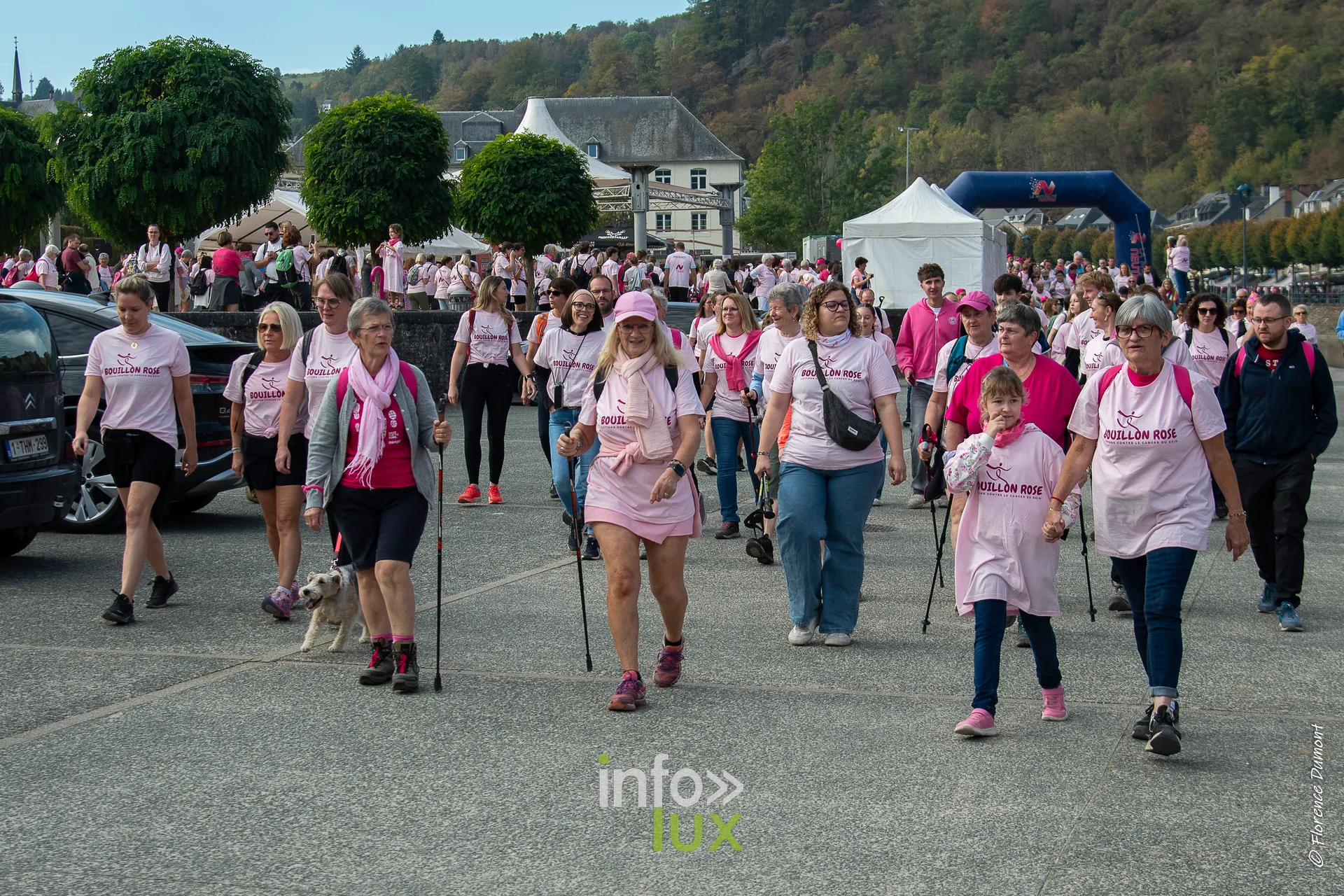Bouillon Rose 2026 à Bouillon, marche et jogging solidaires contre le cancer du sein — photo 44 de Florence Dumont