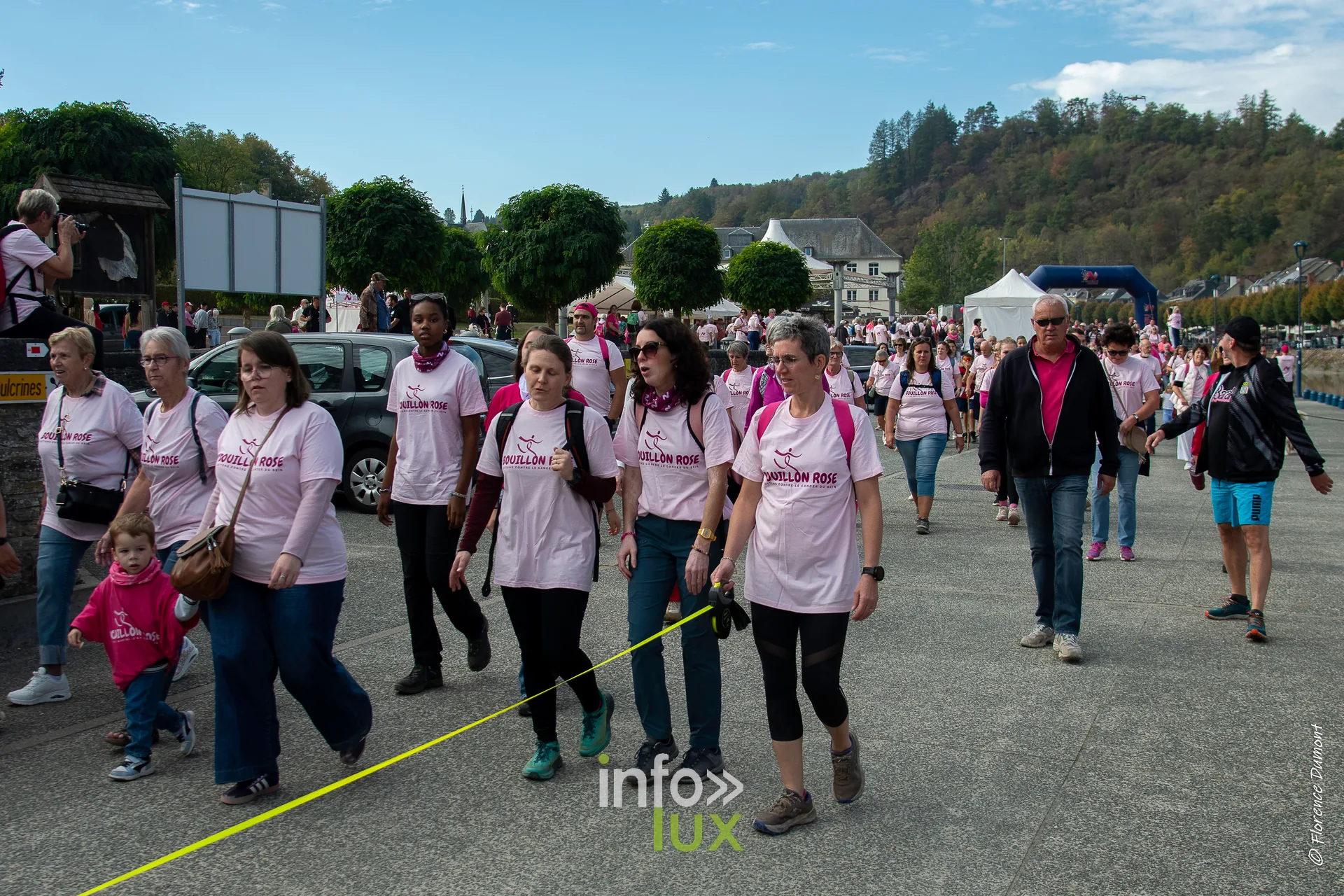 Bouillon Rose 2026 à Bouillon, marche et jogging solidaires contre le cancer du sein — photo 48 de Florence Dumont