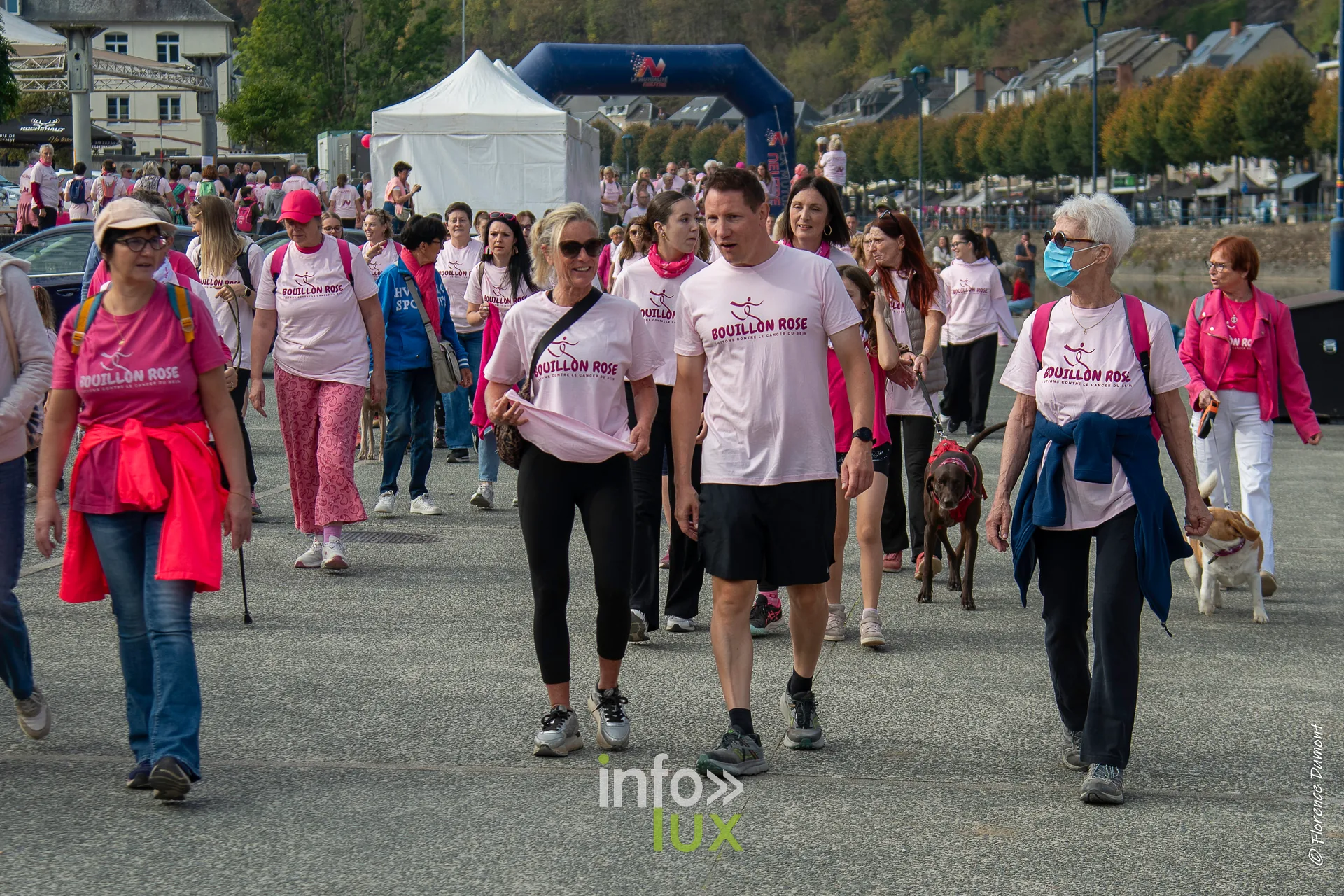 Bouillon Rose 2026 à Bouillon, marche et jogging solidaires contre le cancer du sein — photo 59 de Florence Dumont