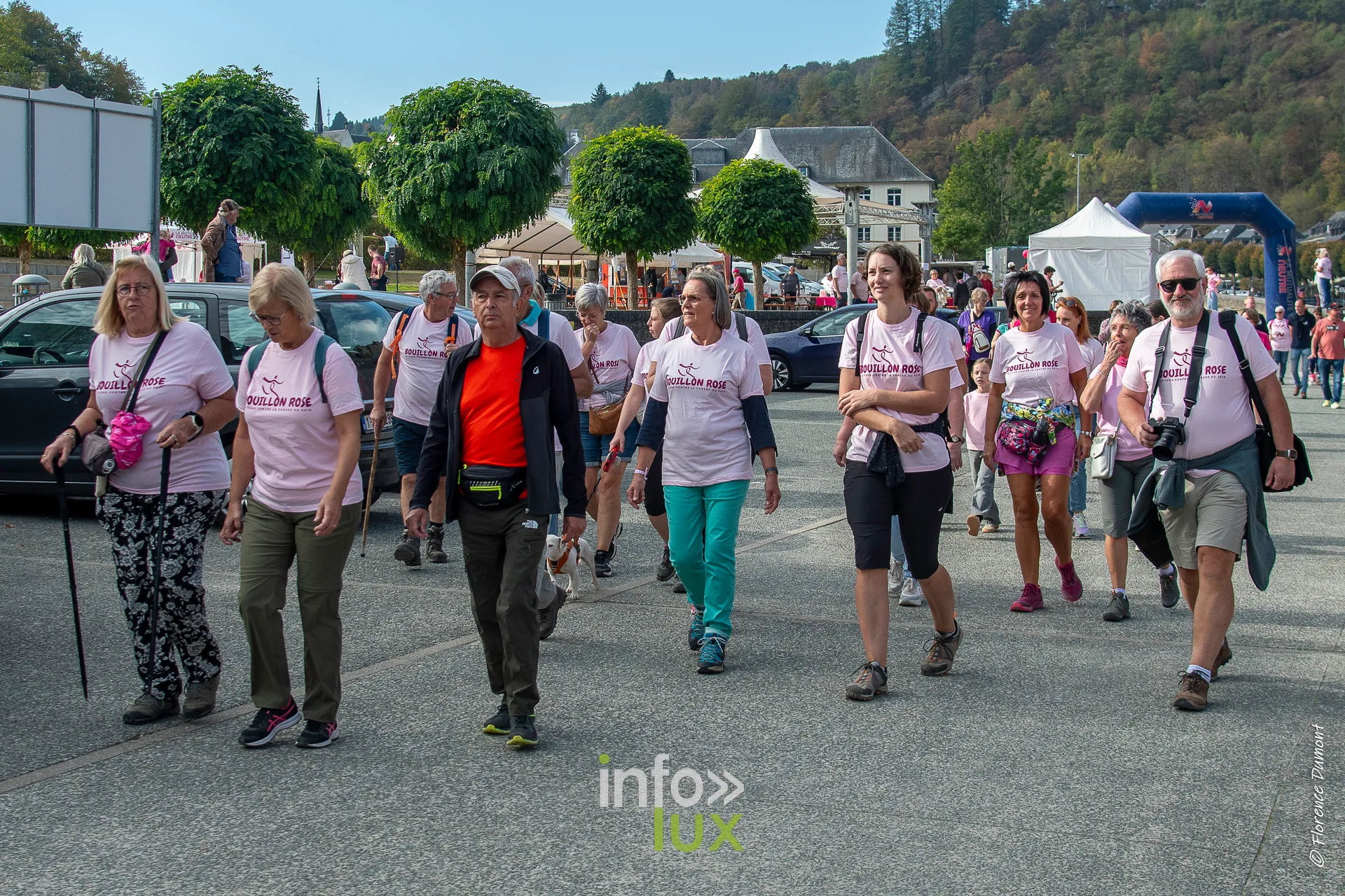 Bouillon Rose 2026 à Bouillon, marche et jogging solidaires contre le cancer du sein — photo 65 de Florence Dumont