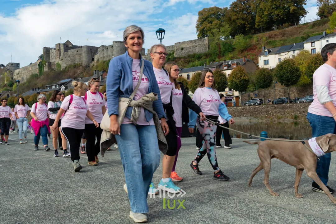 Bouillon Rose 2026 à Bouillon, marche et jogging solidaires contre le cancer du sein — photo 42 de Philippe Denis