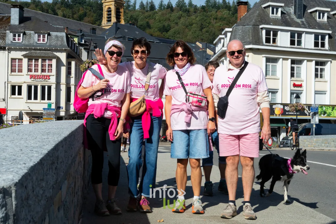 Bouillon Rose 2026 à Bouillon, marche et jogging solidaires contre le cancer du sein — photo 87 de Philippe Denis