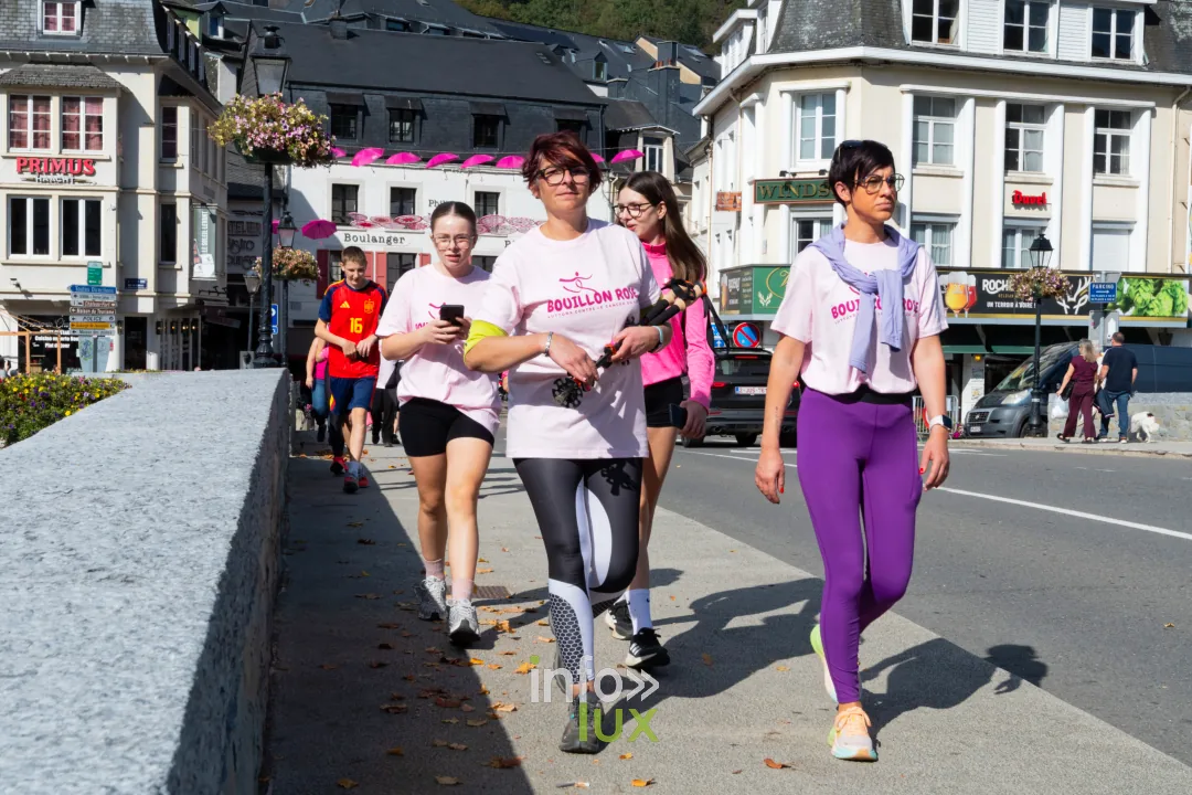 Bouillon Rose 2026 à Bouillon, marche et jogging solidaires contre le cancer du sein — photo 105 de Philippe Denis
