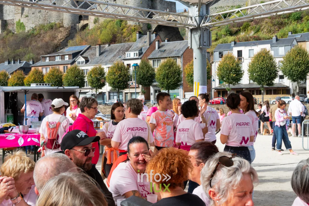 Bouillon Rose 2026 à Bouillon : participants rassemblés au retour