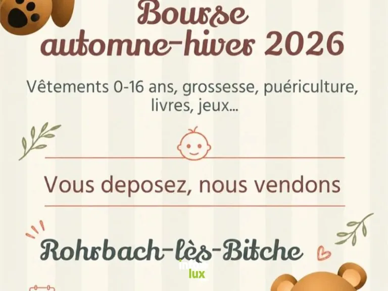 Rohrbach-lès-Bitche > Marché > Bourse puériculture et affaires d’enfants 0-16 ans
