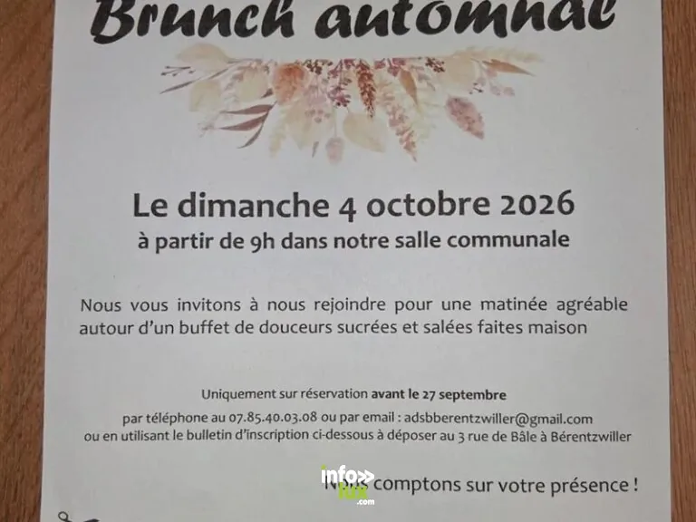 Berentzwiller > Dégustation > Brunch automnal à Bérentzwiller