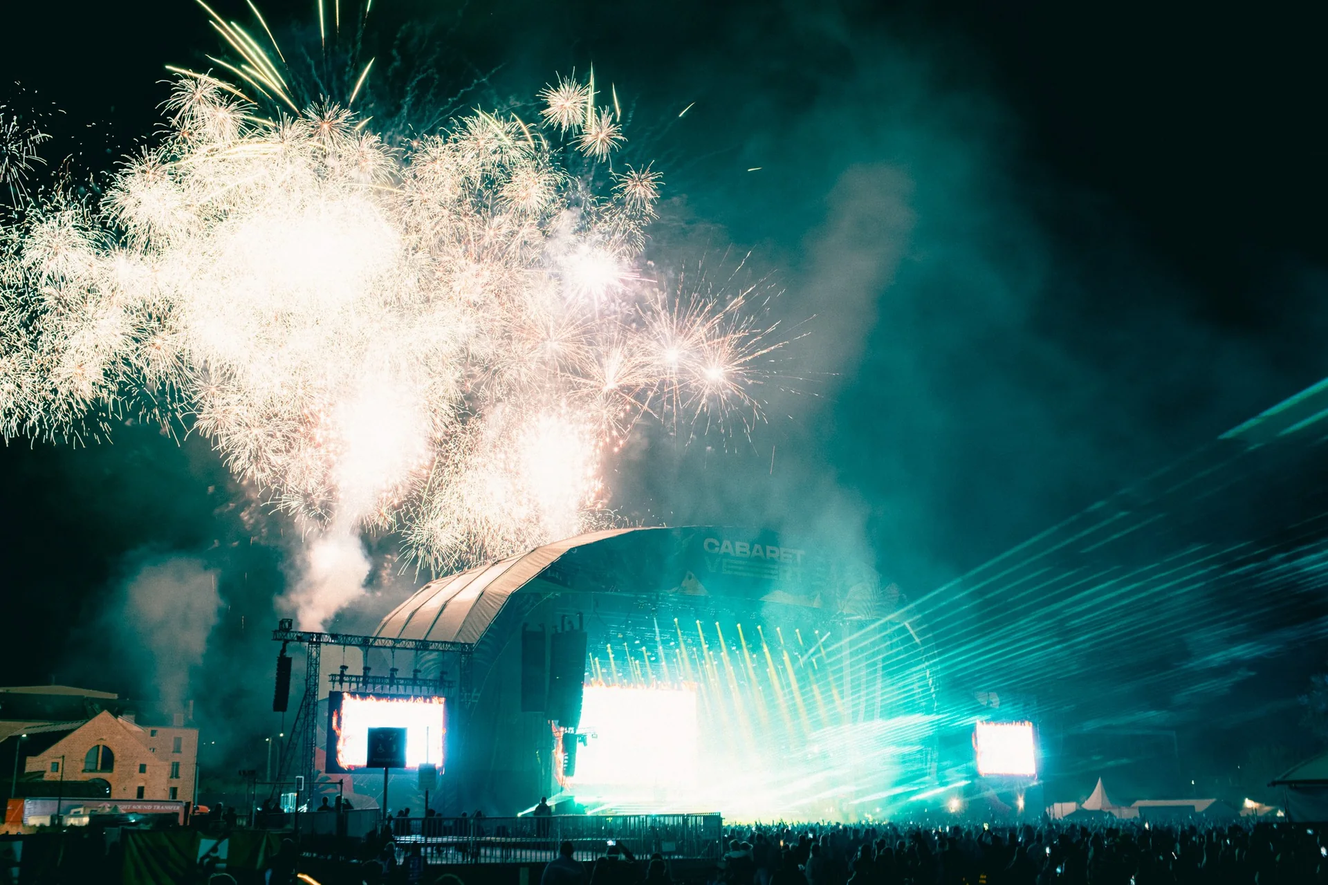 Feu d’artifice au Cabaret Vert 2026