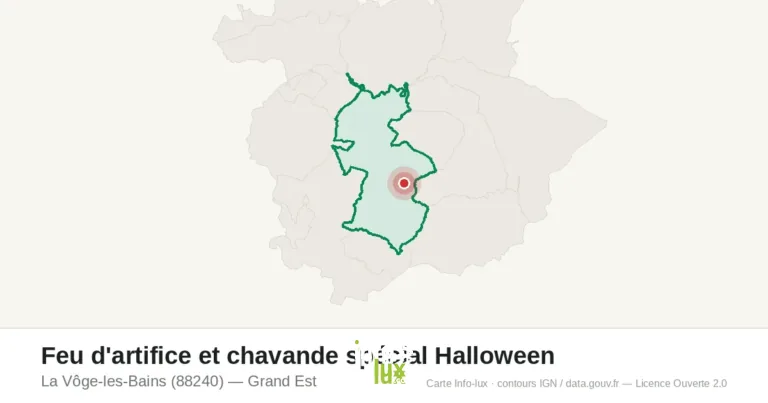 La Vôge-les-Bains > Fête > Feu d’artifice et chavande d’Halloween 2026