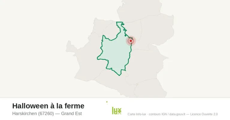 Carte : Halloween à la ferme à Harskirchen
