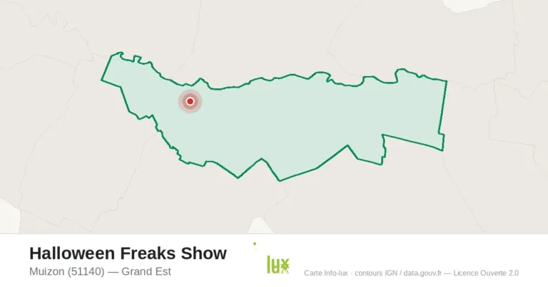 Carte : Halloween Freaks Show à Muizon