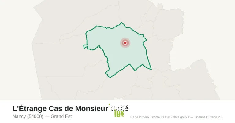 Carte : L'Étrange Cas de Monsieur Gallé à Nancy
