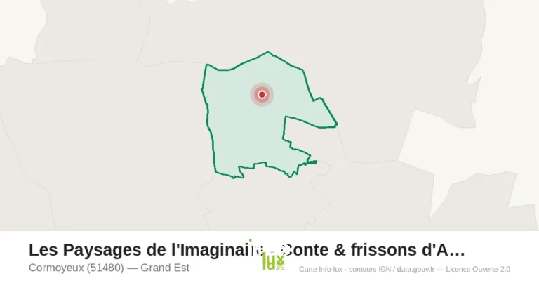 Carte : Les Paysages de l'Imaginaire - Conte & frissons d' à Cormoyeux