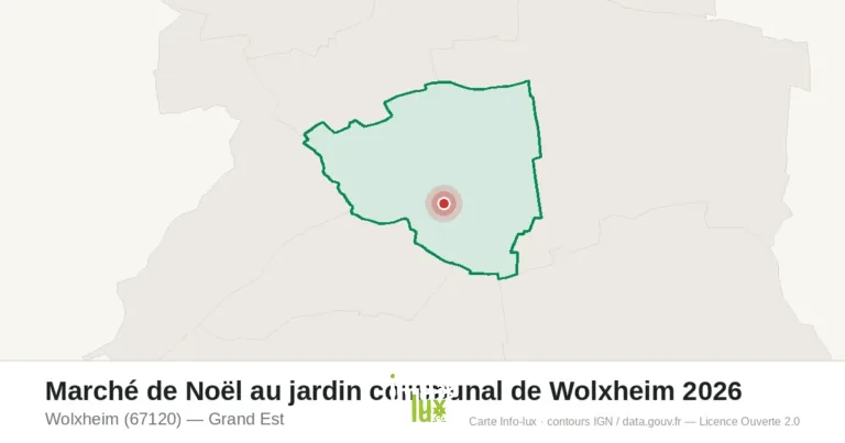 Wolxheim > Marché de Noël > Marché de Noël au jardin communal de Wolxheim 2026