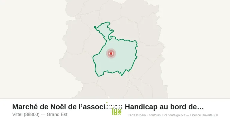 Vittel > Marché de Noël > Marché de Noël de l’association Handicap au bord de la route 2026