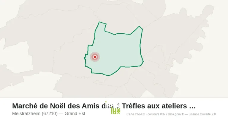 Meistratzheim > Marché de Noël > Marché de Noël des Amis des 3 Trèfles aux ateliers municipaux 2026