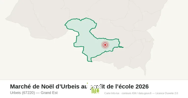 Urbeis > Marché de Noël > Marché de Noël d’Urbeis au profit de l’école 2026