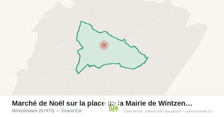 Wintzenbach > Marché de Noël > Marché de Noël sur la place de la Mairie de Wintzenbach 2026