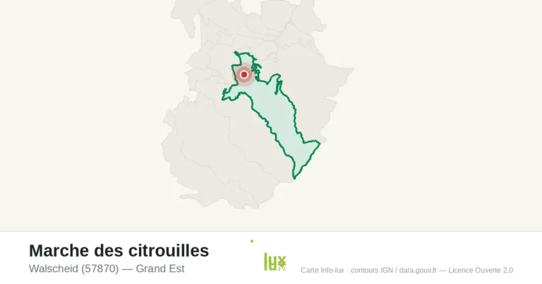 Carte : Marche des citrouilles à Walscheid