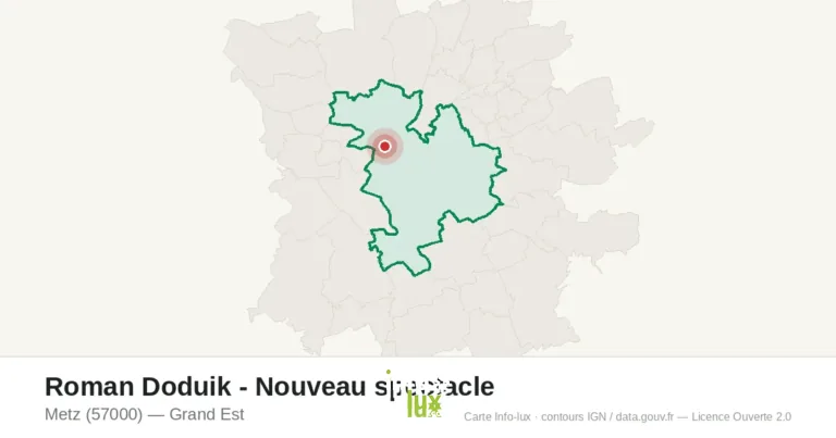 Metz > Spectacle > Roman Doduik – Nouveau spectacle