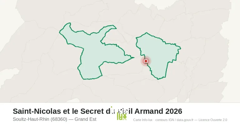 Carte : Saint-Nicolas et le Secret du Vieil Armand 2026 à Soultz-Haut-Rhin
