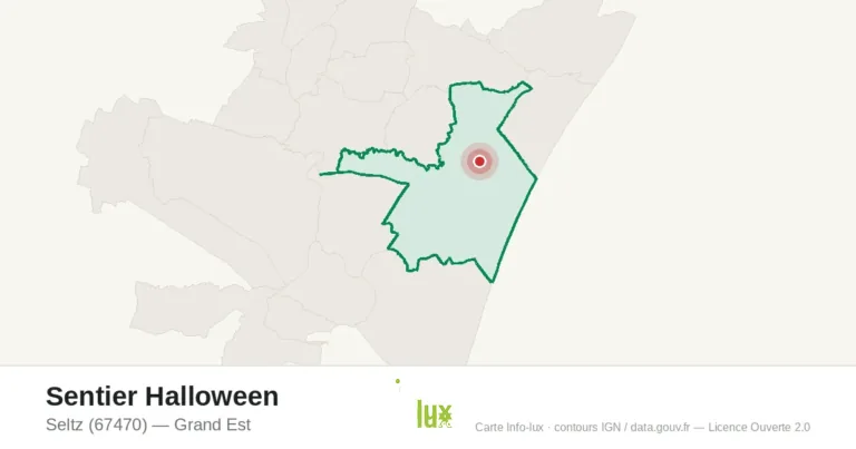 Carte : Sentier Halloween à Seltz