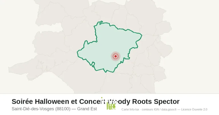 Saint-Dié-des-Vosges > Soirée > Soirée Halloween et concert de Woody Roots Spector 2026