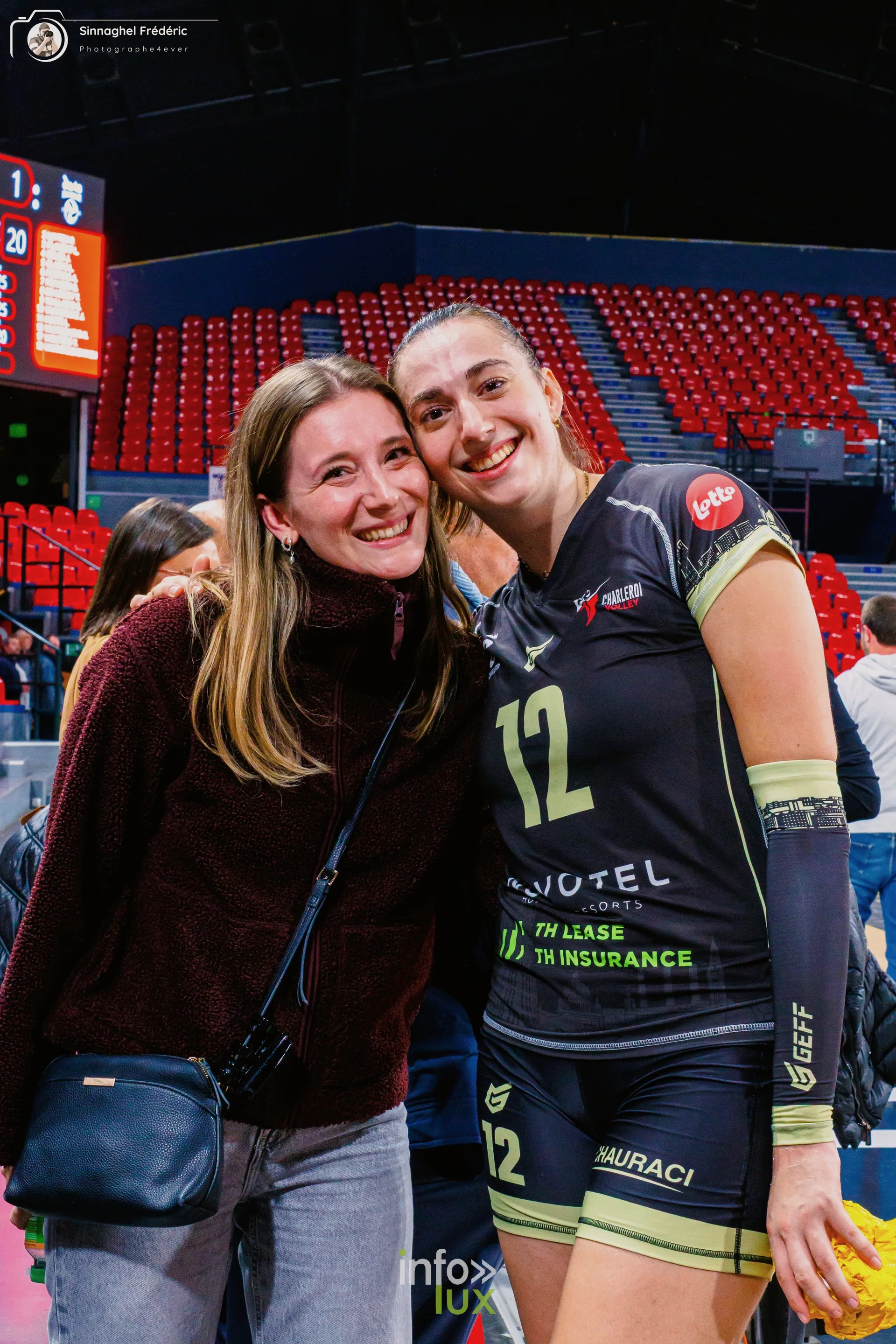 Charleroi Volley – Roeselare, CEV Challenge Cup, Dôme de Charleroi, 28 octobre 2026 : une joueuse de Charleroi Volley après le match (photo Photographe4ever)