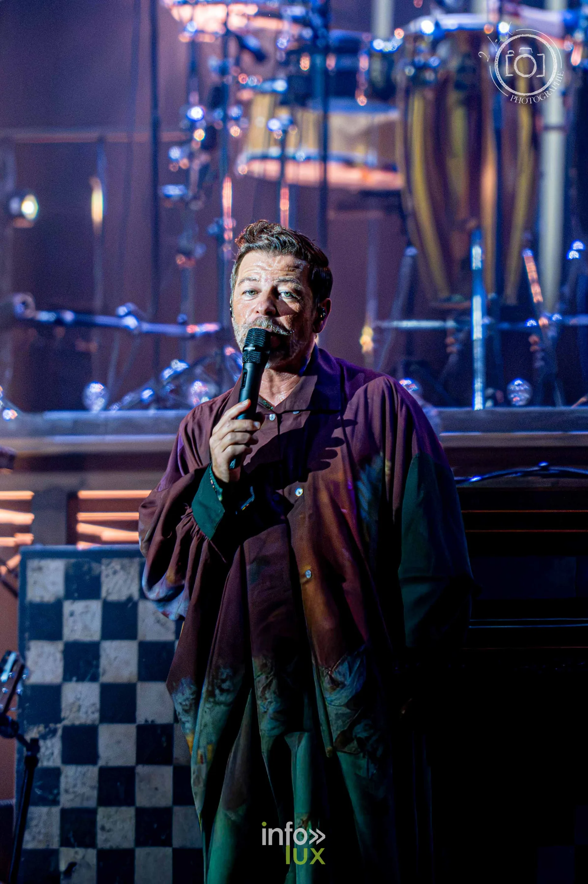 Christophe Maé au Galaxie d’Amnéville, 16 octobre 2026 : Christophe Maé au chant (photo 2 la X Photographie)
