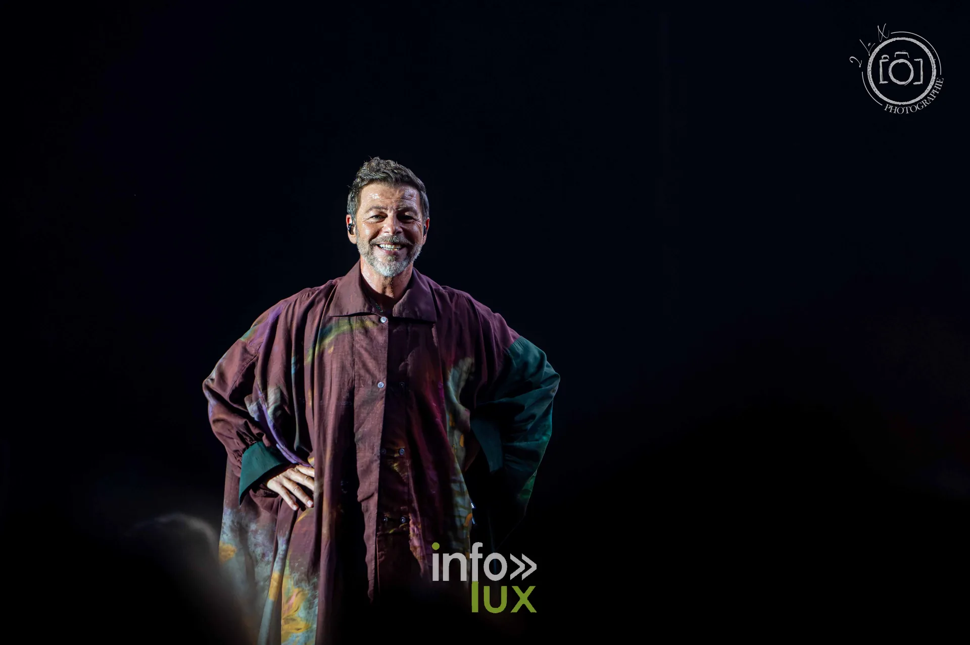 Christophe Maé au Galaxie d’Amnéville, 16 octobre 2026 : Christophe Maé face au public (photo 2 la X Photographie)