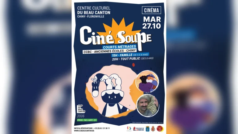Chiny > Cinéma > Ciné soupe : courts métrages et soupe aux Anciennes Écoles