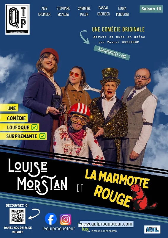 Langres > Spectacle > Comédie Louise Morstan – La Marmotte rouge
