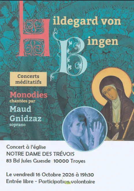 Troyes > Concert > Concert méditatif autour d’Hildegard von Bingen
