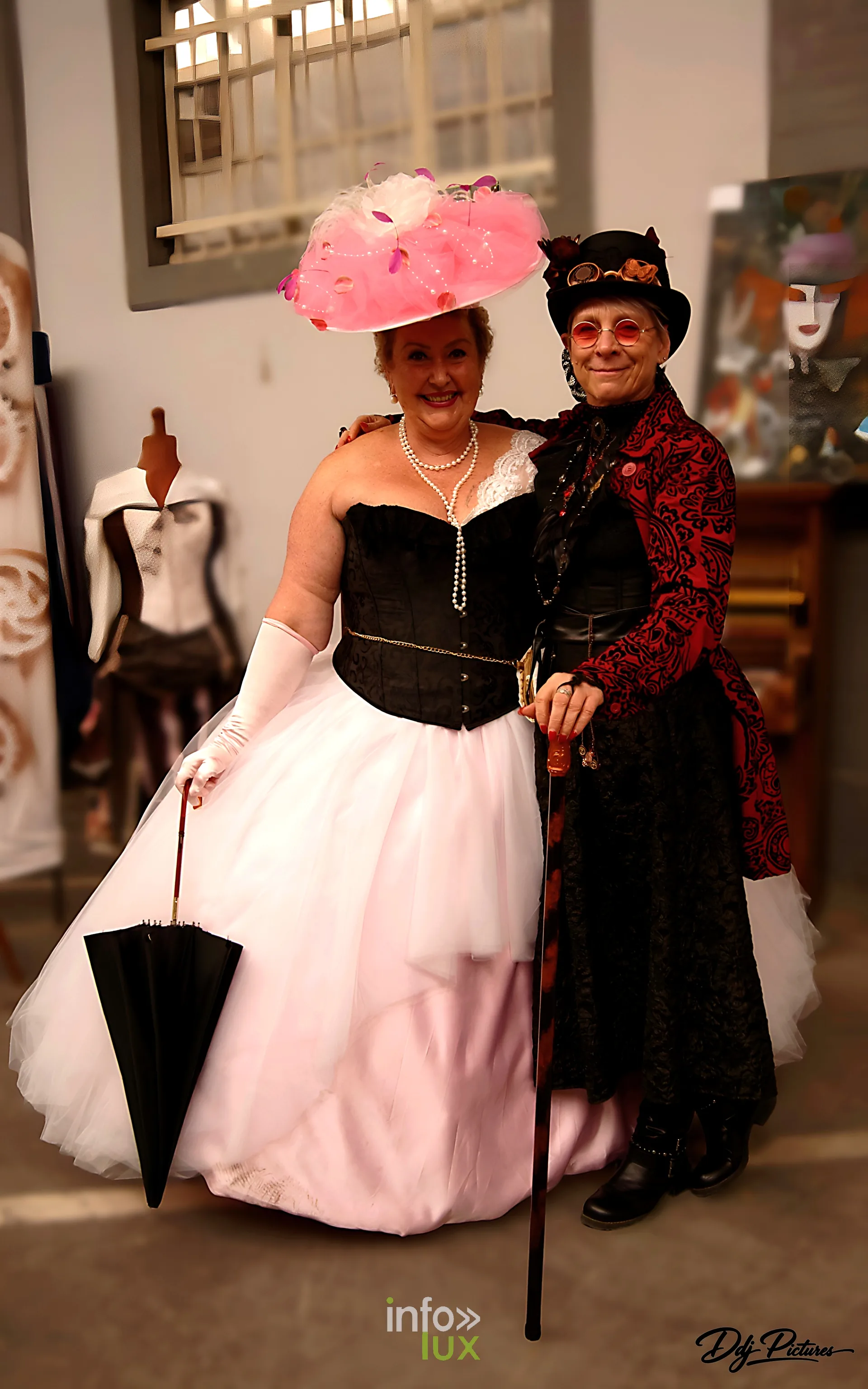 Participants costumés, convention steampunk Rouages intemporels à Toul, octobre 2026 (photo Éric Didierjean)