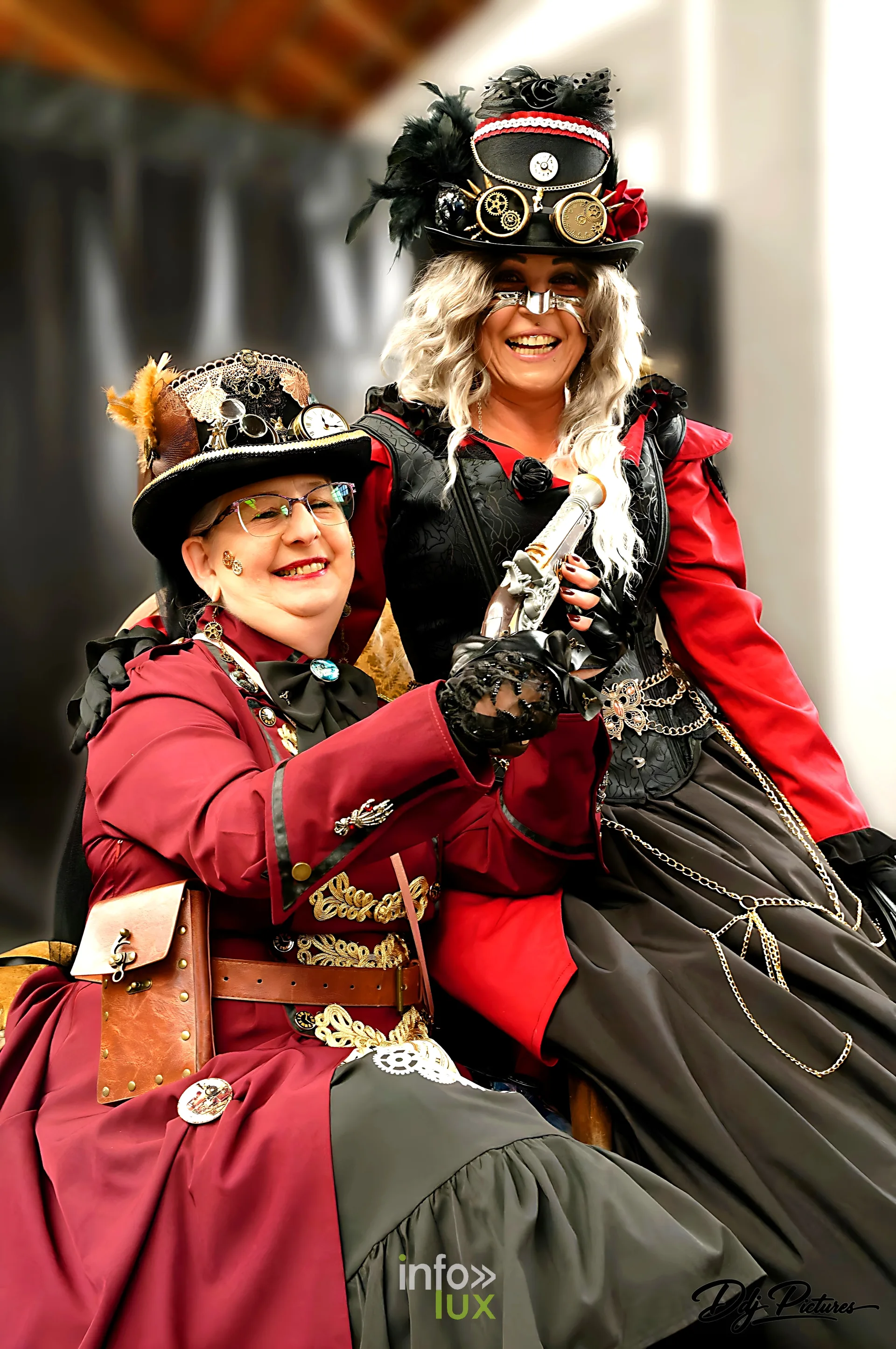Participants costumés, convention steampunk Rouages intemporels à Toul, octobre 2026 (photo Éric Didierjean)
