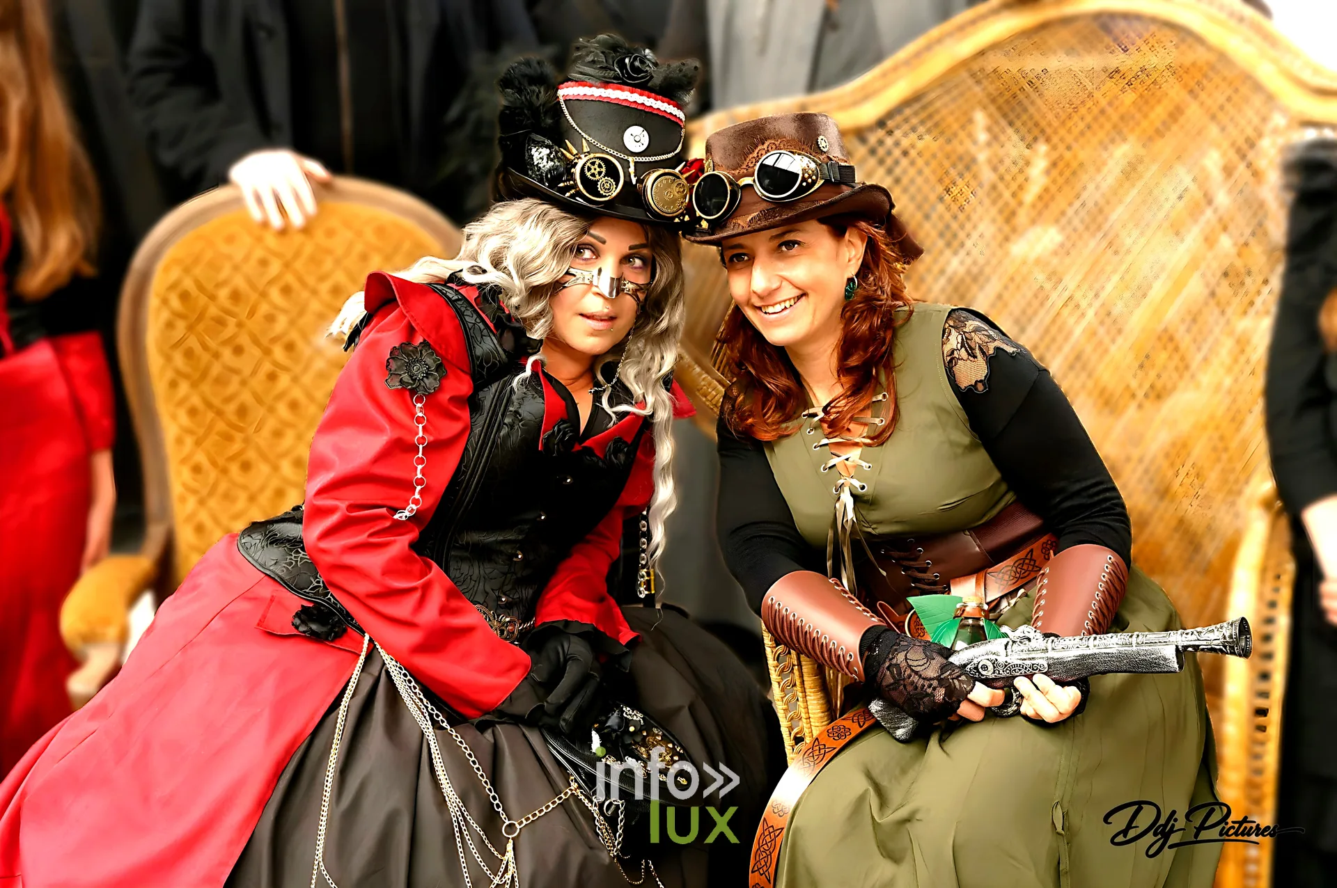 Participants costumés, convention steampunk Rouages intemporels à Toul, octobre 2026 (photo Éric Didierjean)