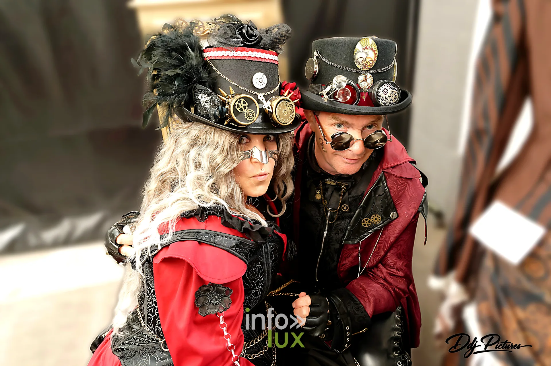Participants costumés, convention steampunk Rouages intemporels à Toul, octobre 2026 (photo Éric Didierjean)
