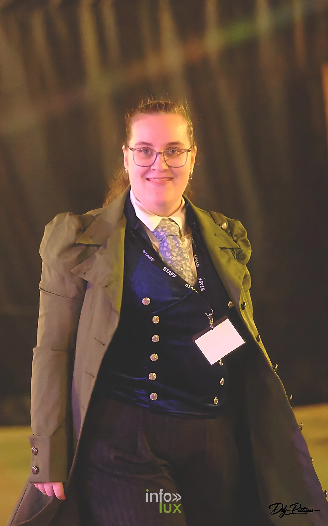 Portrait d’une personne costumée, convention steampunk Rouages intemporels à Toul, octobre 2026 (photo Éric Didierjean)