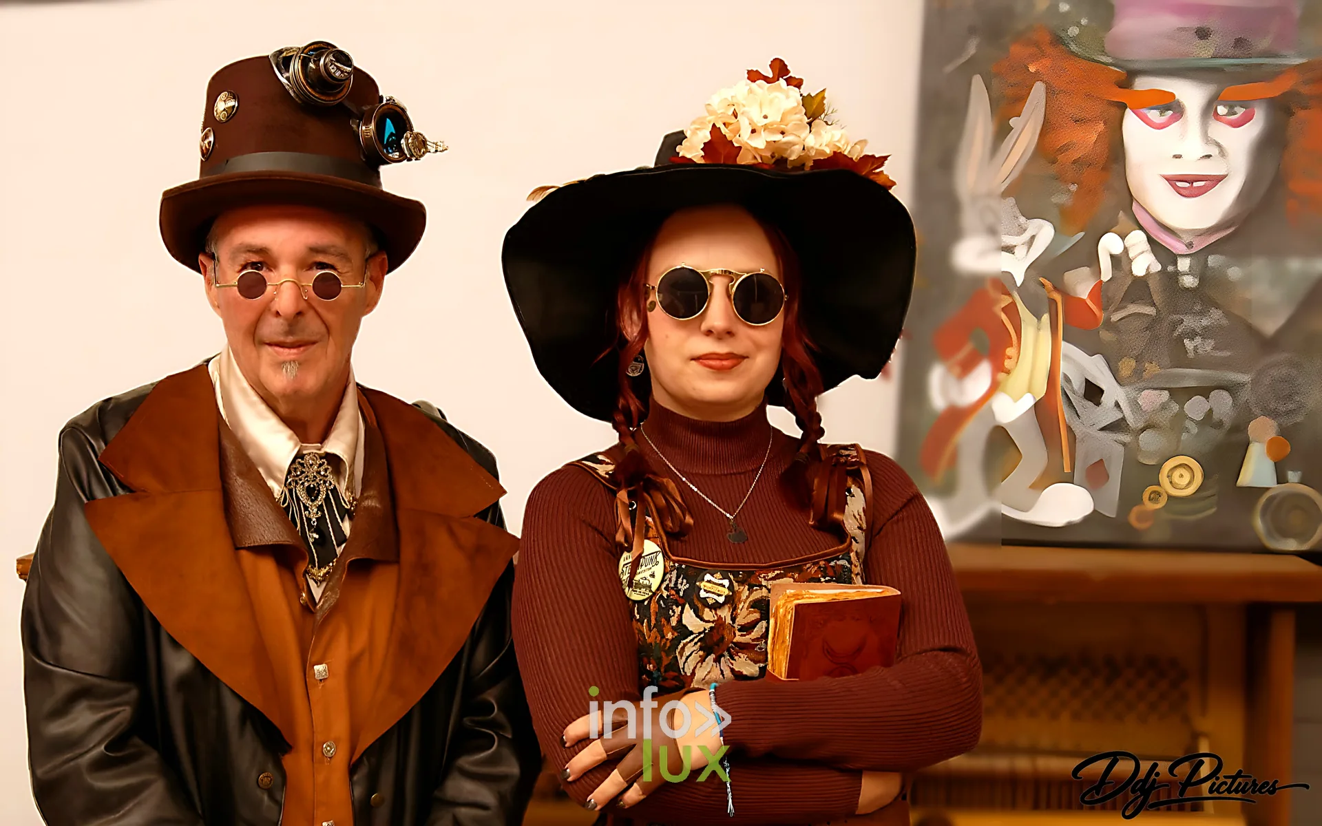 Participants costumés, convention steampunk Rouages intemporels à Toul, octobre 2026 (photo Éric Didierjean)