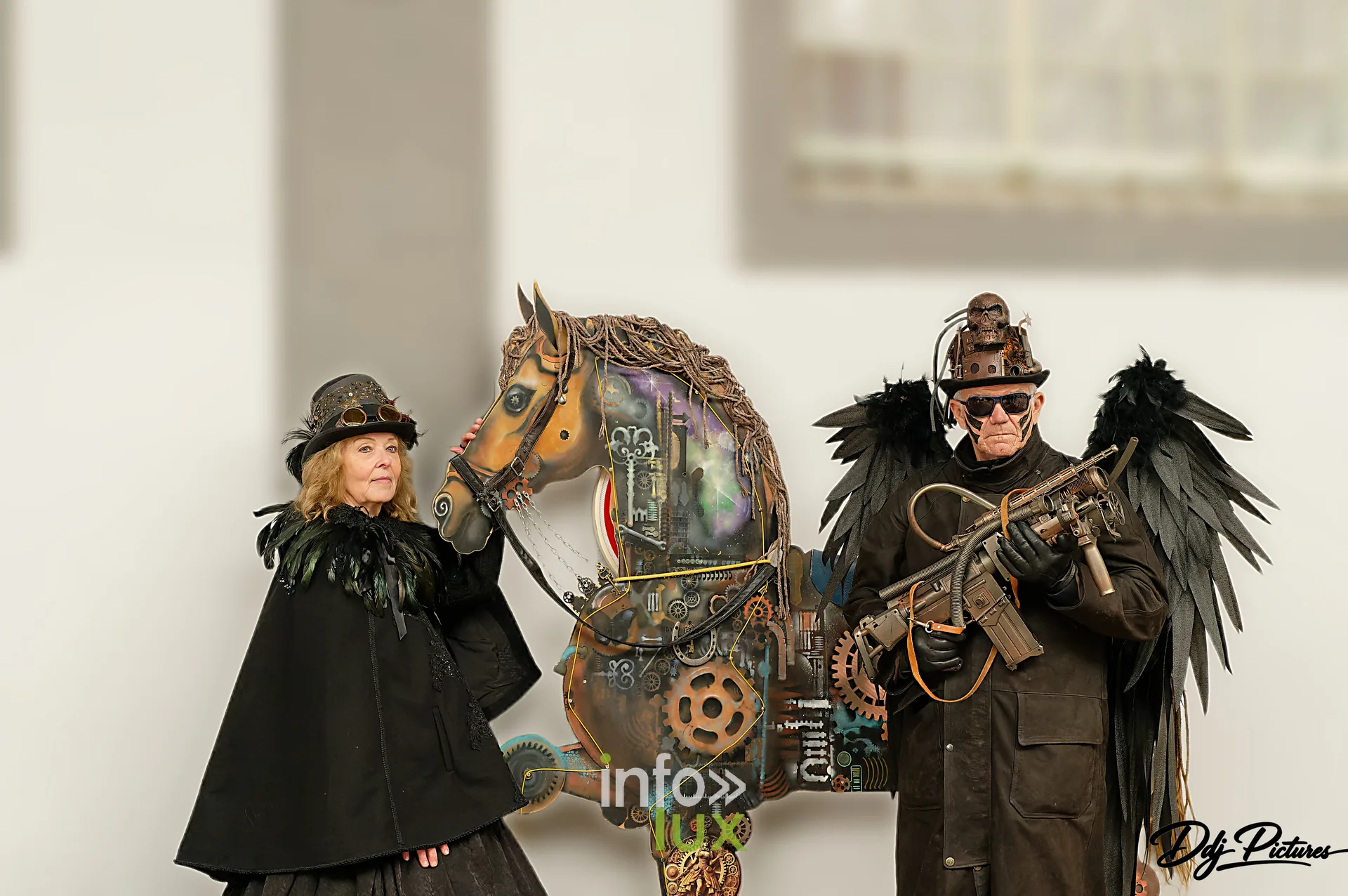 Participants costumés, convention steampunk Rouages intemporels à Toul, octobre 2026 (photo Éric Didierjean)