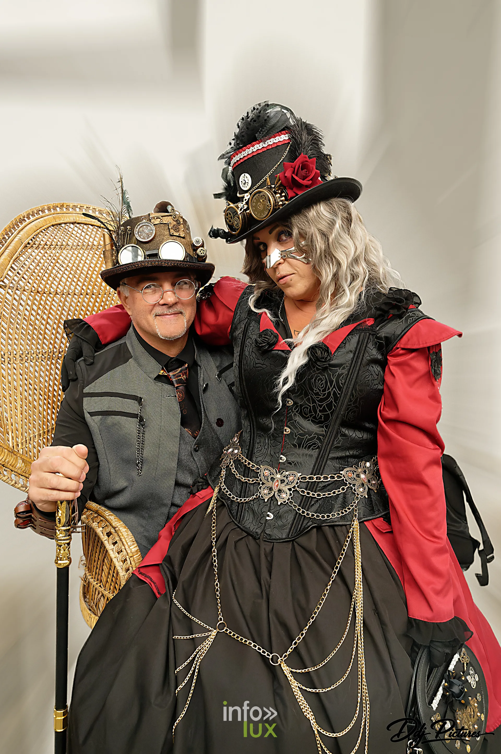Participants costumés, convention steampunk Rouages intemporels à Toul, octobre 2026 (photo Éric Didierjean)